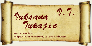 Vuksana Tupajić vizit kartica